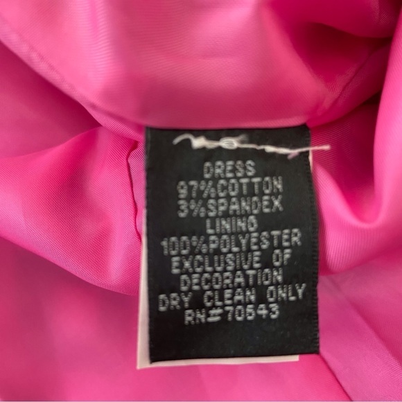 Jessica Howard Missy midi dress film noir barbiecore black white pink barbie - Picture 9 of 14